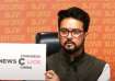 Information and broadcasting minister Anurag Thakur during
