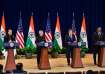 US and Indian representatives of the 2+2 Minister Dialogue