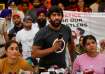 Bajrang Punia at Jantar Mantar during wrestlers' protest on