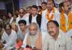 Congress leader Acharya Pramod Krishnam with other party
