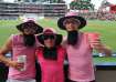 Spectators enjoying Pink Day at The Wanderers.