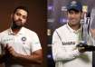 Rohit Sharma (left) and MS Dhoni (right).