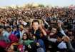 Supporters of Pakistan Tehreek-e-Insaf (PTI) a political party of former Pakistani Prime Minister Im