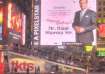 New York’s Times Square displays a birthday message