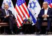 US President Joe Biden with Israeli PM Benjamin Netanyahu