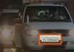 Amit Shah's car seen with 'CAA' mention on its number plate.