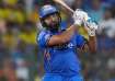 Rohit Sharma broke a few records during his knock against