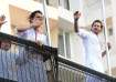Shah Rukh Khan greets fans outside Mannat on Eid