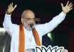 Union Home Minister Amit Shah in an election rally for Lok