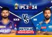 KKR vs MI Live Score IPL 2024