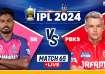 RR vs PBKS, IPL 2024 Live Cricket Score