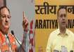 BJP chief  JP Nadda and party IT cell head Amit Malviya 