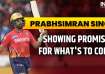 Prabhsimran Singh scored a 71 off 45 against Sunrisers