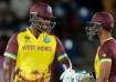West Indies opened an exhibition of belligerent hitting
