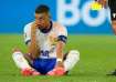 Kylian Mbappe suffered a bleeding nose during France's Euro