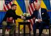 Ukrainian President Volodymyr Zelenskyy and US President