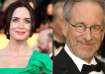 Emily Blunt and Steven Spielberg