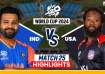 IND vs USA T20 World Cup 2024 Highlights