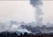 Smoke rises as the Israel-Hamas war continues