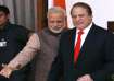 Prime Minister Narendra Modi with Pakistan PM Nawaz Sharif