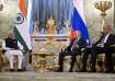 Russia's President Vladimir Putin meets with Prime Minister Narendra Modi in Moscow