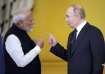 PM Narendra Modi with Russian President Vladimir Putin 