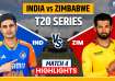 IND vs ZIM, 4th T20I Live Score and Match Updates