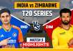 India vs Zimbabwe 5th T20I live score today