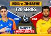 IND vs ZIM, 3rd T20I Highlights