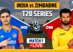 IND vs ZIM, 1st T20I Live Score and Match Updates