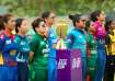 Captains of teams participating in Women's Asia Cup.