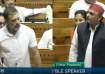 Congress MP Rahul Gandhi and SP MP Akhilesh Yadav