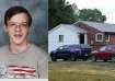 Accused Thomas Crooks (L) and home of 20-year-old (R), named by the FBI as the "subject involved" in