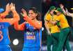 India and South Africa women players.