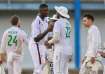 West Indies held South Africa onto a draw in the first Test