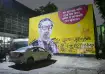 Sheikh Mujibur Rahman's painting damaged by protestors in Bangladesh