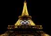 A view of the Eiffel Tower.