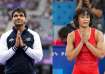 Neeraj Chopra and Vinesh Phogat at the Paris Olympics 2024