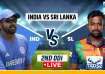 India vs Sri Lanka 2nd ODI.