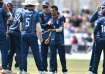 Yuzvendra Chahal celebrates with his teammates.