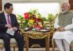 Vietnamese Prime Minister Pham Minh Chinh with PM Modi in New Delhi