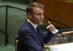 French President Emmanuel Macron at UN