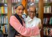 Congress leaders Shashi Tharoor and Digvijaya Singh meet in