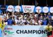 Indian hockey team lifts the Asian Champions Trophy title.