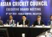 ACC president Jay Shah chaired the Executive Board meeting.