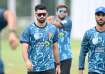 Afghanistan Cricket players during a preparatory camp.