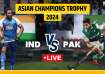 India vs Pakistan Asian Champions Trophy live.