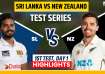 SL vs NZ 1st Test, Day 1 Highlights