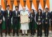 PM Modi with chess team