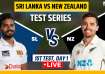 SL vs NZ 1st Test, Day 1 Live Score and Updates